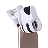 ABS Plastic High Magnification Clear Magnifier Mobile Phone Clip AJEW-L073-12-2