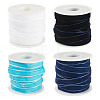 40 Yards 4 Colors Single Face Velvet Ribbon SRIB-TA0001-35A-2