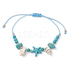 Adjustable Braided Beads Bracelets for Women BJEW-JB11164-01-1