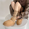 2Pcs Plastic Bead Snow Boot Decoration FIND-GF0009-08A-5