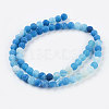 Natural Crackle Agate Beads Strands G-G055-6mm-2-2