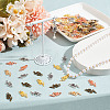 150Pcs 5 Colors Tibetan Style Alloy Pendants FIND-AR0004-39-4