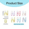 20Pcs UV Plating Transparent Acrylic European Beads OACR-TADJ0001-19N-2