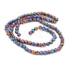 Electroplated Synthetic Non-magnetic Hematite Beads Strands G-A263-B01-01A-2