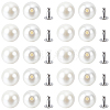 100 Bags ABS Plastic Imitation Pearl Rivet Studs DIY-GF0013-39-7