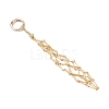 304 Stainless Steel Macrame Pouch Empty Stone Holder Pendant Decorations SA-CJCA03-01-3