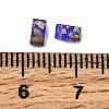 2-Hole Transparent Glass Seed Beads SEED-S023-30B-25-3