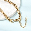 5.5MM 304 Stainless Steel Twisted Oval Link Chain Necklaces for Man and Women SA-CBAB767-18C-G-3