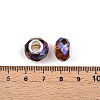 Transparent Glass European Beads GPDL-N004-D14mm-A07-3