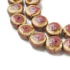 Vintage Style Glazed Porcelain Beads PORC-B002-12-3