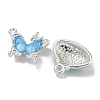 Alloy Rhinestone & Enamel Pendants PALLOY-F312-01P-2