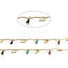 Handmade Brass Curved Bar Link Chains CHC-I036-46G-2