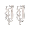 Brass Hoop Earring Findings KK-CBA5558-03P-1