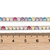 925 Sterling Silver Colorful Cubic Zirconia Chains STER-C016-02B-P01-3