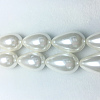 Electroplate Shell Pearl Beads Strands BSHE-G010-12x16mm-01-2
