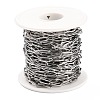 Tarnish Resistant 304 Stainless Steel Paperclip Chains CHS-O010-03P-2