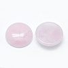 Natural Rose Quartz Cabochons G-E492-A-11-2