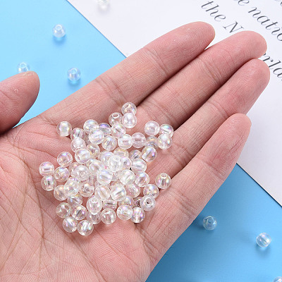 Transparent Acrylic Beads MACR-S370-B6mm-205-1