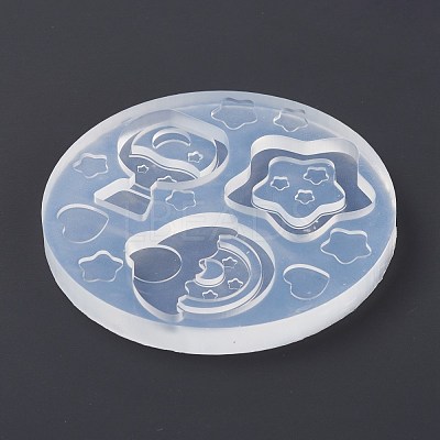 Star & Donut & Bottle Food Grade Silicone Molds DIY-I086-01-1
