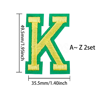 Computerized Embroidery Cloth Iron On Patches DIY-GF0002-18C-1