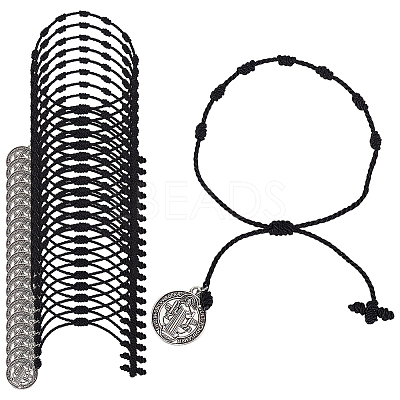 50Pcs Nylon Bracelets BJEW-GO00004-1