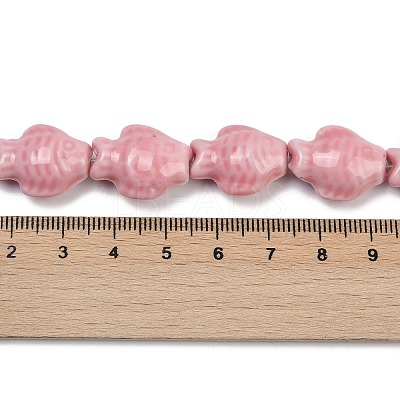 Handmade Porcelain Beads Strands PORC-P030-01A-08-1
