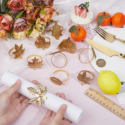 20Pcs 10 Styles Iron Napkin Rings DIY-GO0002-94-1