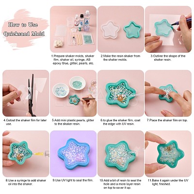 Double Star Silicone Molds DIY-M029-06-1