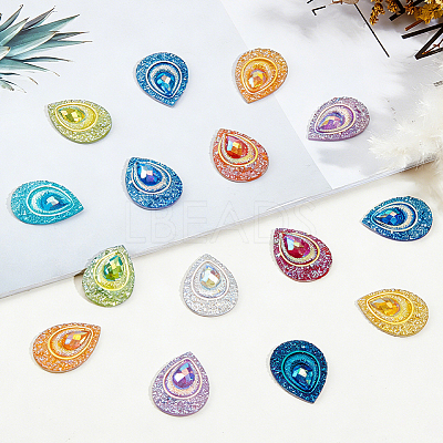 50Pcs Resin Cabochons CRES-GF0001-07-1