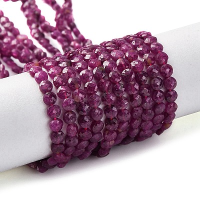 Natural Ruby Beads Strands G-F785-A02-02-1