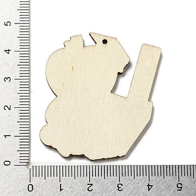 Wood Pendant WOOD-H107-04-17-1