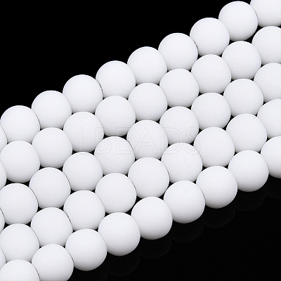 Opaque Glass Beads Strands GLAA-T032-P4mm-MD02-1