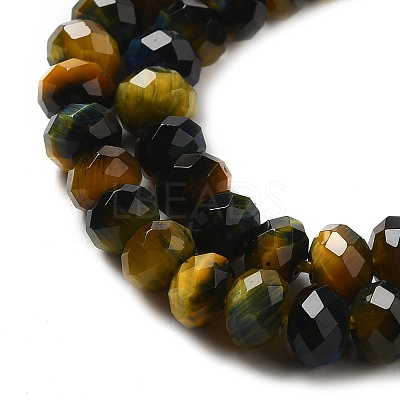 Natural Rainbow Tiger Eye Beads Strands G-NH0002-D04-02-1