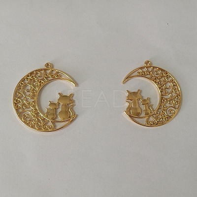 Alloy Open Back Bezel Pendant Settings FIND-WH0110-057-1