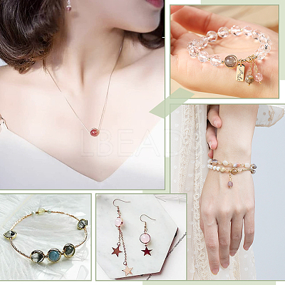 40Pcs 4 Style Brass Bead Frame KK-PH0005-06-1