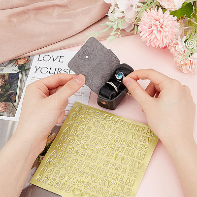 Imitation Leather Wedding Ring Storage Case with Alloy Clasps and PVC Stickers for Pet AJEW-FG0004-27B-1