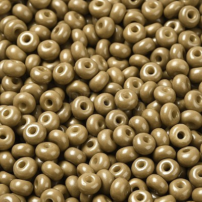 Baking Paint Glass Seed Beads SEED-B001-02A-18-1