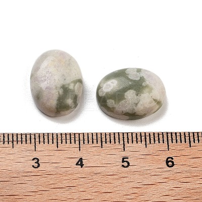 Natural Peace Jade Cabochons G-G145-01B-55-1