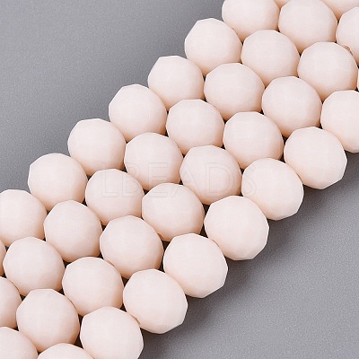 Glass Beads Strands EGLA-A034-P8mm-MD17-A-1