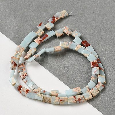 Synthetic Aqua Terra Jasper Beads Strands G-F762-A13-01-1