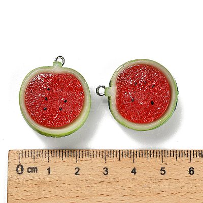 Opaque Resin Pendants RESI-Z042-01P-04-1