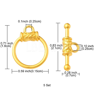 Alloy Toggle Clasps FIND-YW0002-21-1
