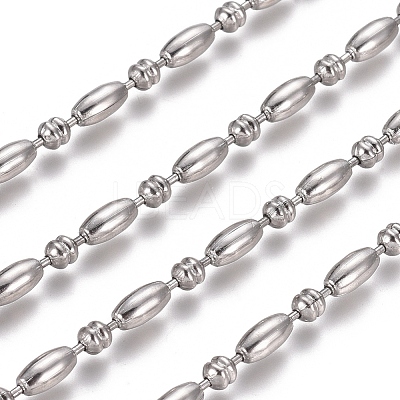 Non-Tarnish 304 Stainless Steel Ball Chains CHS-L024-022F-1