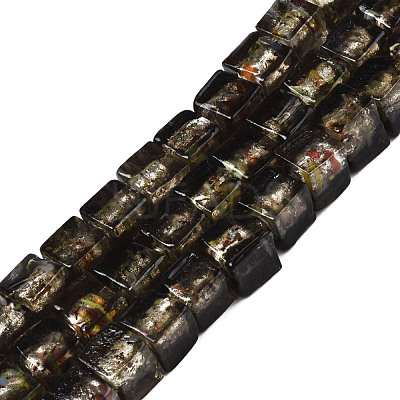 Handmade Silver Foil Lampwork Beads FOIL-N004-01A-11-1