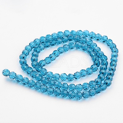 Transparent Glass Bead Strands X-GLAA-G013-6mm-51-1