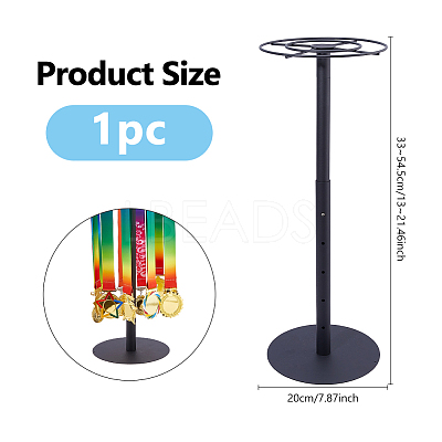 Rotatable Iron Medal Display Stands ODIS-WH0086-217-1