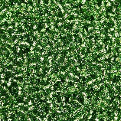11/0 Grade A Transparent Glass Seed Beads X-SEED-Q007-F49-1