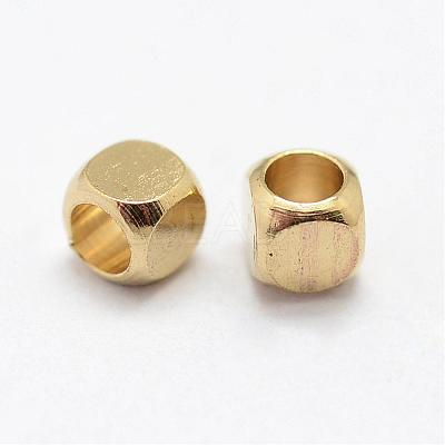 Brass Spacer Beads KK-P095-30-A-1