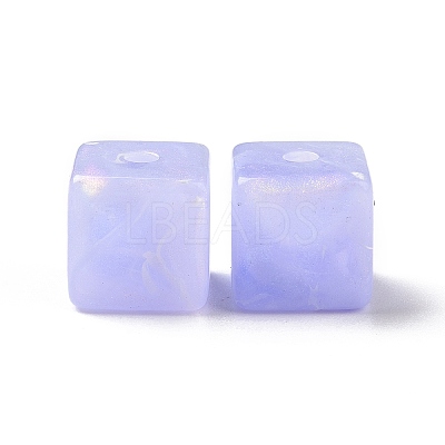 Opaque Acrylic Beads OACR-E014-18D-1