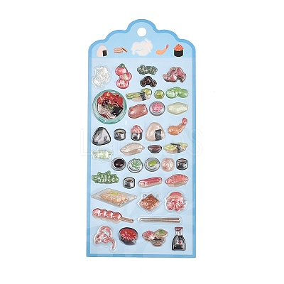 Epoxy Resin 3D Puffy Self Adhesive Stickers DIY-G122-02F-1